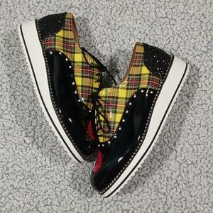 Torrid/Betsy Johnson Plaid and Patent Leather Women's Shoes